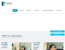 Tablet Screenshot of kanakiahealthcare.com